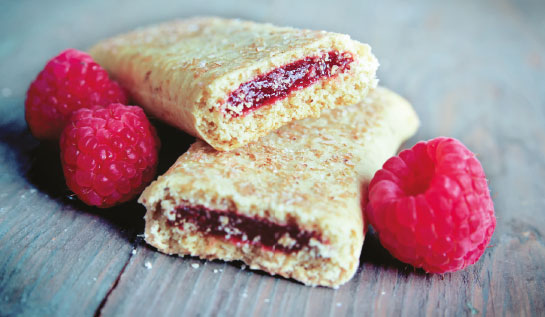 Ingredients for fruit bars and cookies